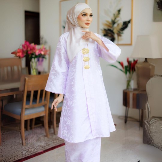 SET KEBAYA AZIZAH SWEET LILAC