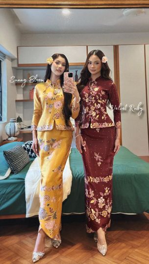 CELYNA KURUNG MODERN IN VELVET RUBY