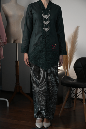 BAJU KEBAYA MAISARAH EMERALD GREEN