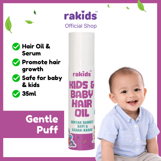 Gentle Puff [ Baby & Kids Hair Oil ]
