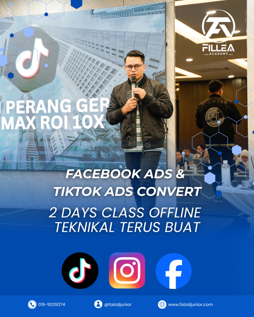FACEBOOK ADS + TIKTOK ADS CONVERT-OFFLINE CLASS-20 & 21 MAY