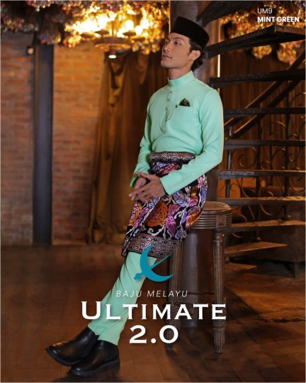 Baju Melayu Ultimate 2.0 in Mint Green