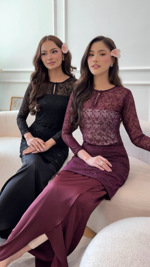 MAYRAA BLINK KURUNG PANJANG IN GLOWING BERRY