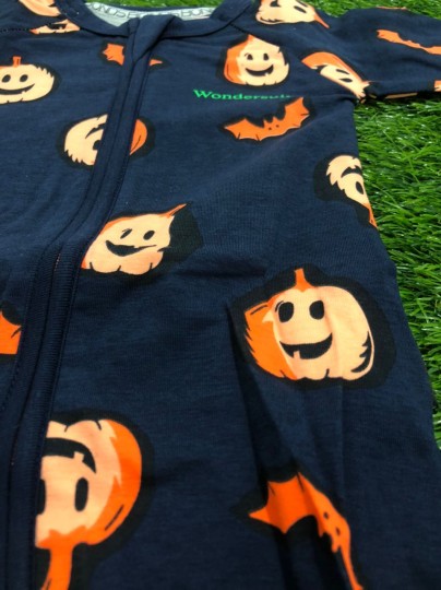 Zippy Wondersuit Halloween Pumpkin & Bats
