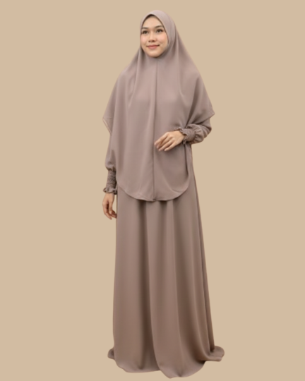 Jubah Luffa - Brown