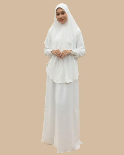 Jubah Luffa - White
