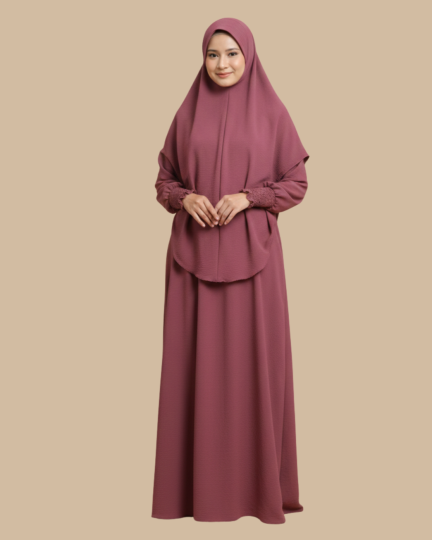 Jubah Luffa - Maroon