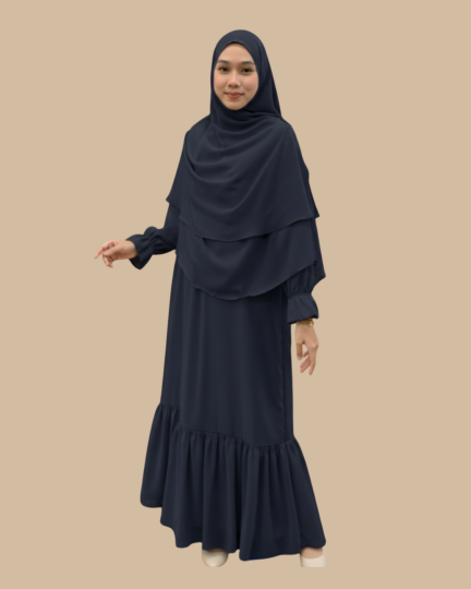 Jubah Qhyraa - Black