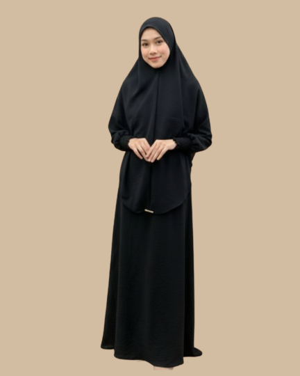 Jubah Luffa - Black