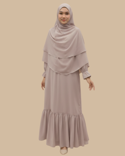 Jubah Qhyraa - Nude