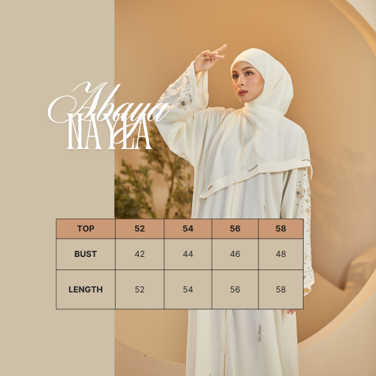 Abaya Nayla (Chocolate)