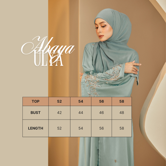 Abaya Ulya (Sage Green)