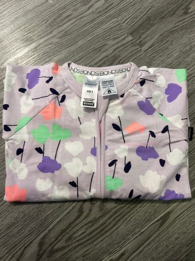 Zippy Wondersuit Flowery Soft Purple