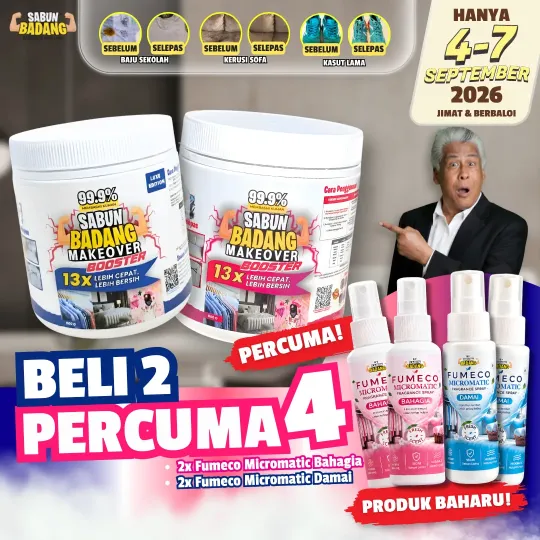 DB PROMO BELI 2 PERCUMA 4 MINI FUMECO MICROMATIC