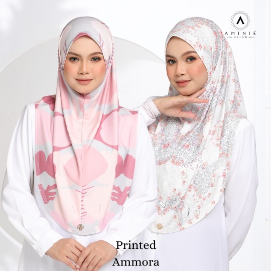 Aminie Hijab Printed Ammora
