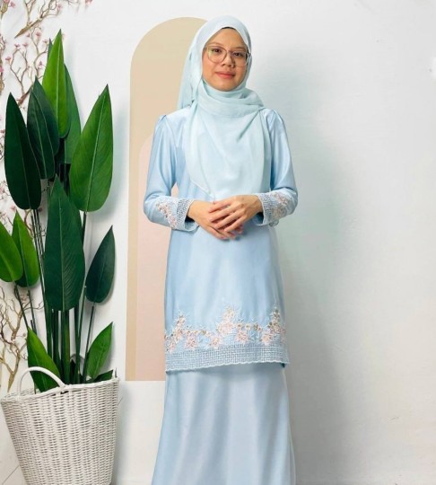 Kurung Anissa - Baby Blue