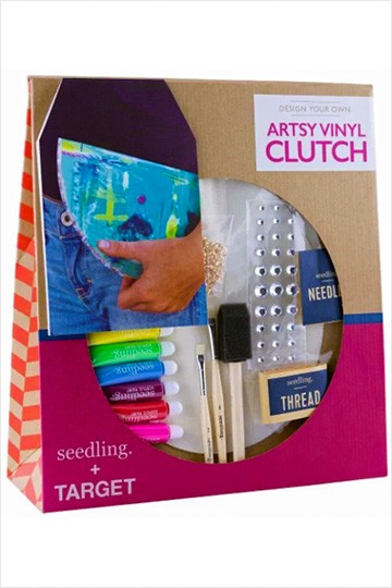 Artsy Vinyl Clutch 