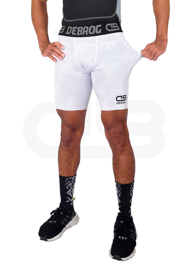 Cloudy White Short Tight