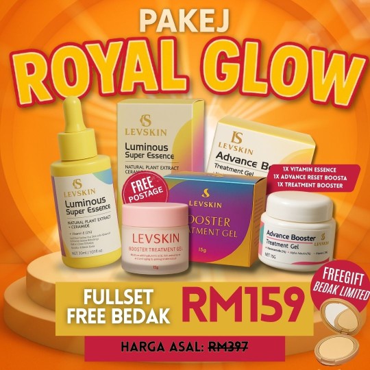 ( Booster Treatment + Vitamin Essence + Advance Reset Booster ) - Pengunaan Fullset Dapat cepatkan proses rawatan kulit serta lebih berkesan.