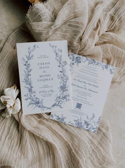 Bleu Toile | Invitation