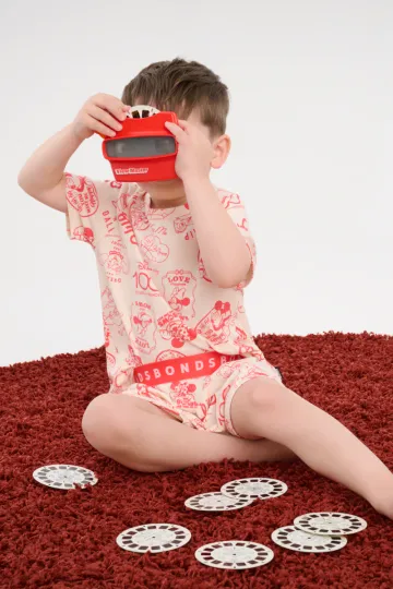 Disney Sleep Set Happy Faces Stamp Print