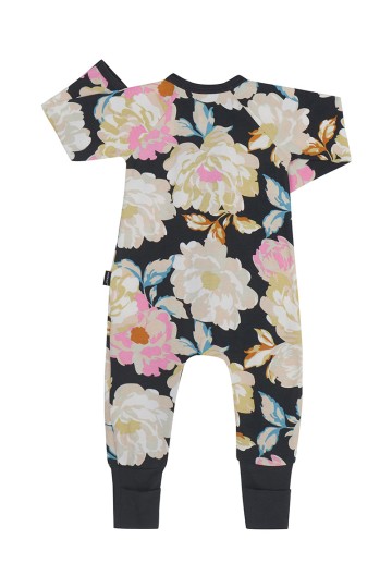 Zippy Wondersuit Bouquet Of The Day Black