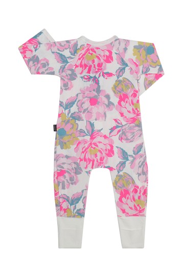 Zippy Wondersuit Bouquet Of The Day White