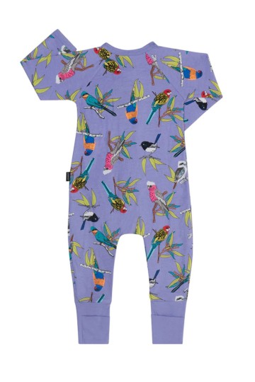 Zippy Wondersuit Bush Bird Watch Purple