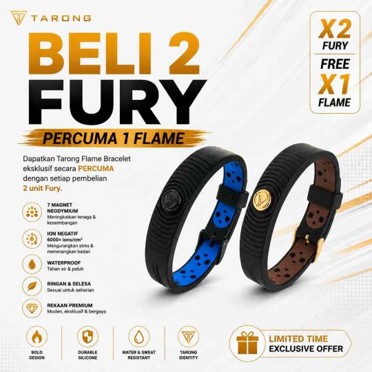 FURY SERIES (6000 Ion Negatif + 7 Neodymium Magnet)