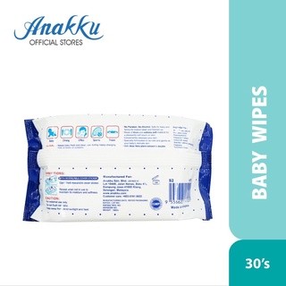 Anakku Baby Wipes Wet Tissue / Tisu Basah Bayi (30's) WT3
