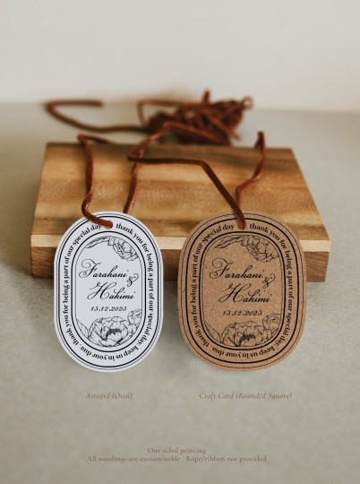 Cascade | Doorgift Tag