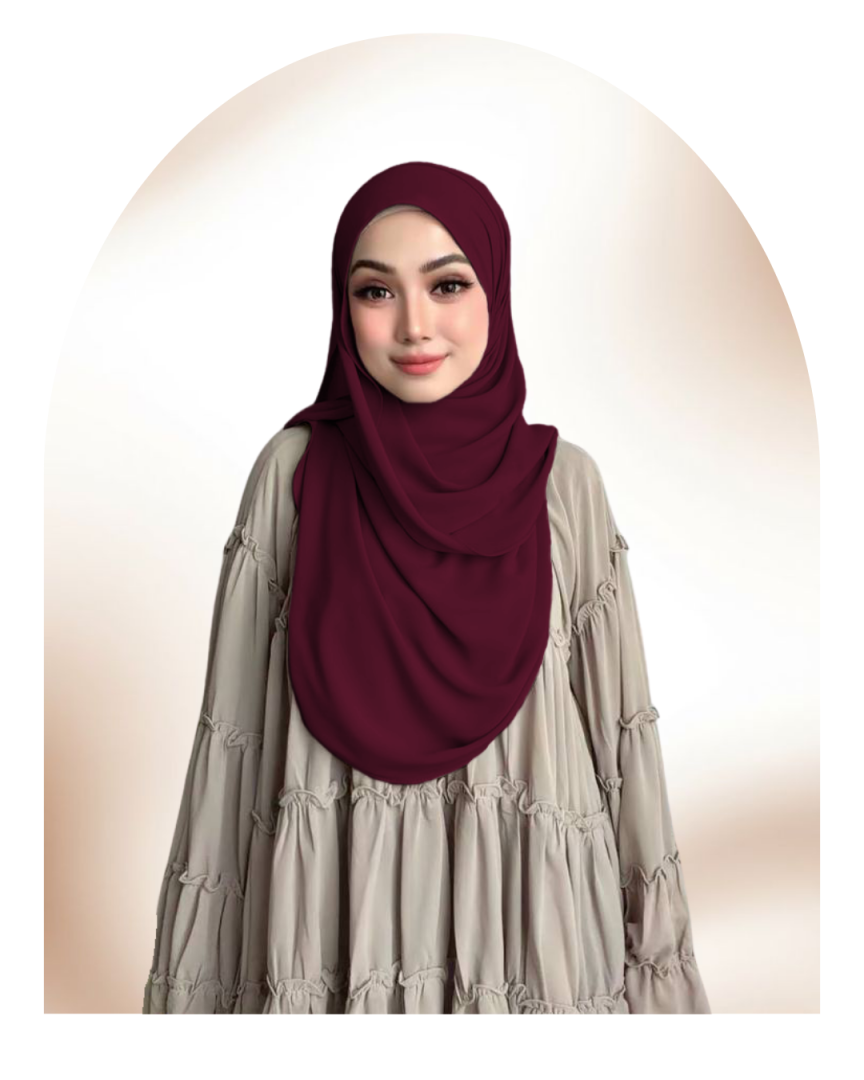 CAVO Shawl - Burgandy