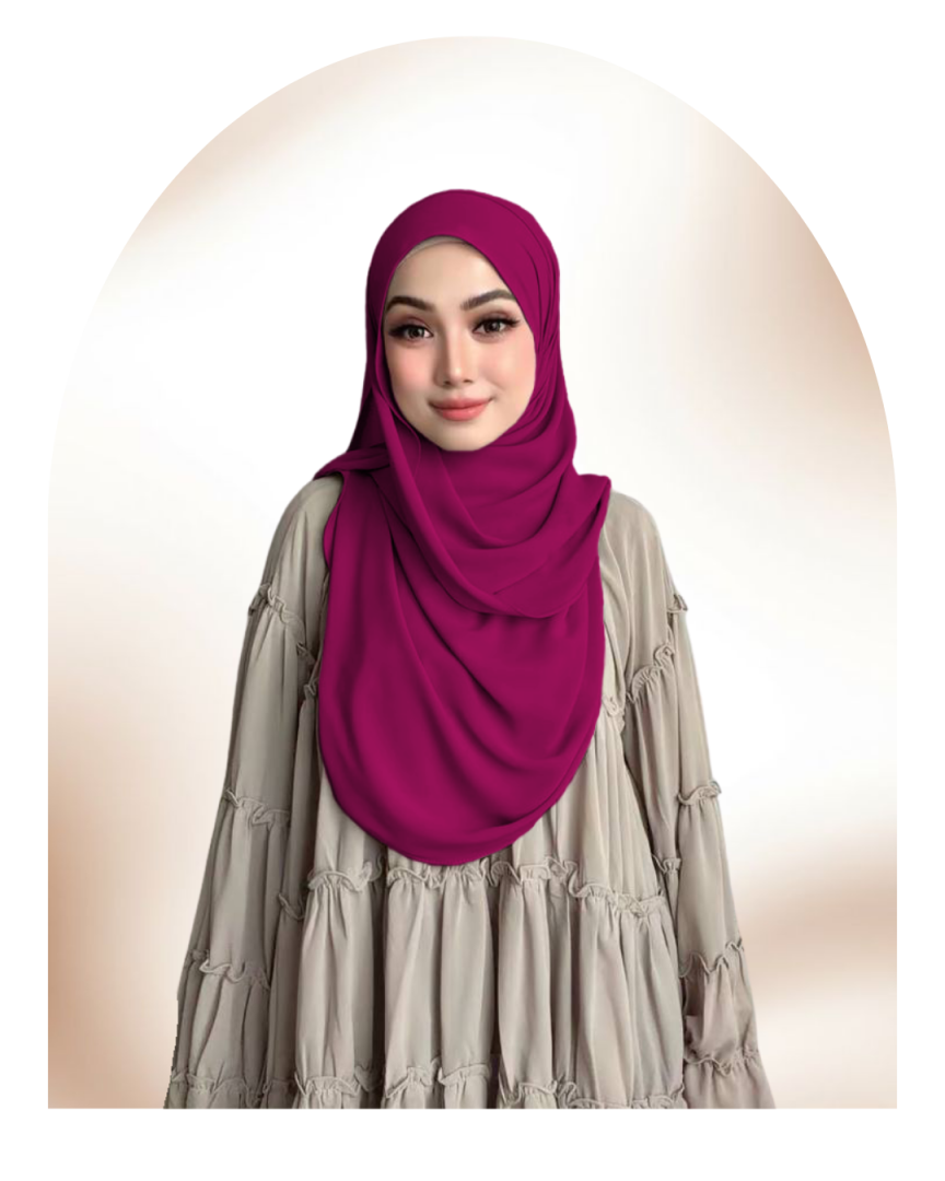 CAVO Shawl - Dark Magenta