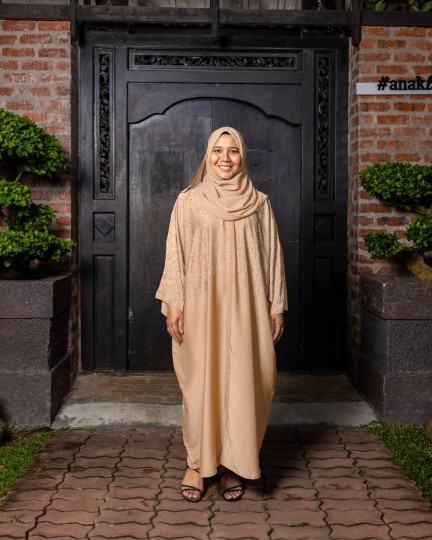 Ameena Abaya - Champagne