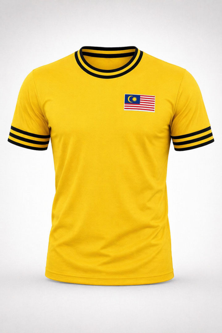 JERSEY RETRO HARIMAU MALAYA 1972 KUNING