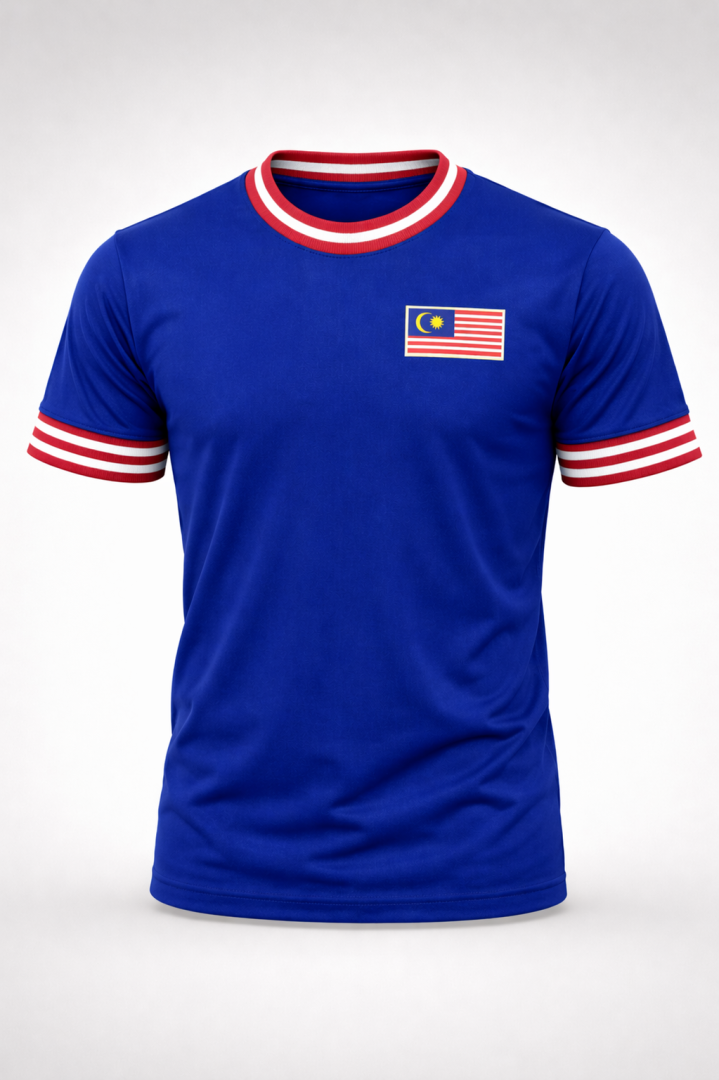JERSEY RETRO HARIMAU MALAYA 1972 BIRU