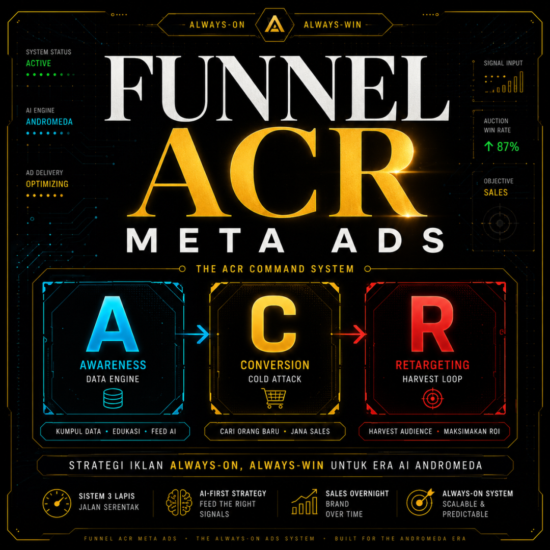 Pakej Full Access - Strategi Funnel ACR Meta Ads
