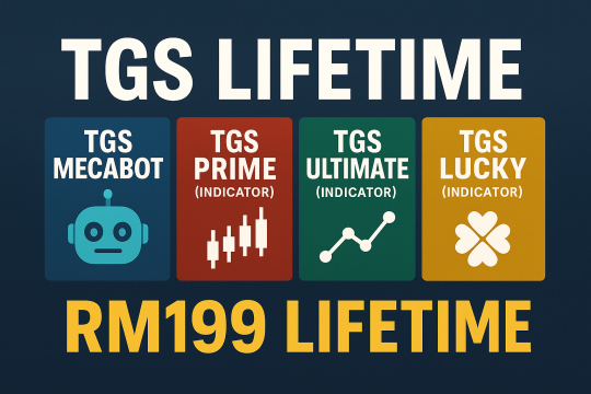 TGS LIFETIME ( TGS MECABOT/TGS PRIME/TGS ULTIMATE/TGS LUCKY) Promo RM199 (Harga asal RM499) sehingga 30/11/2025