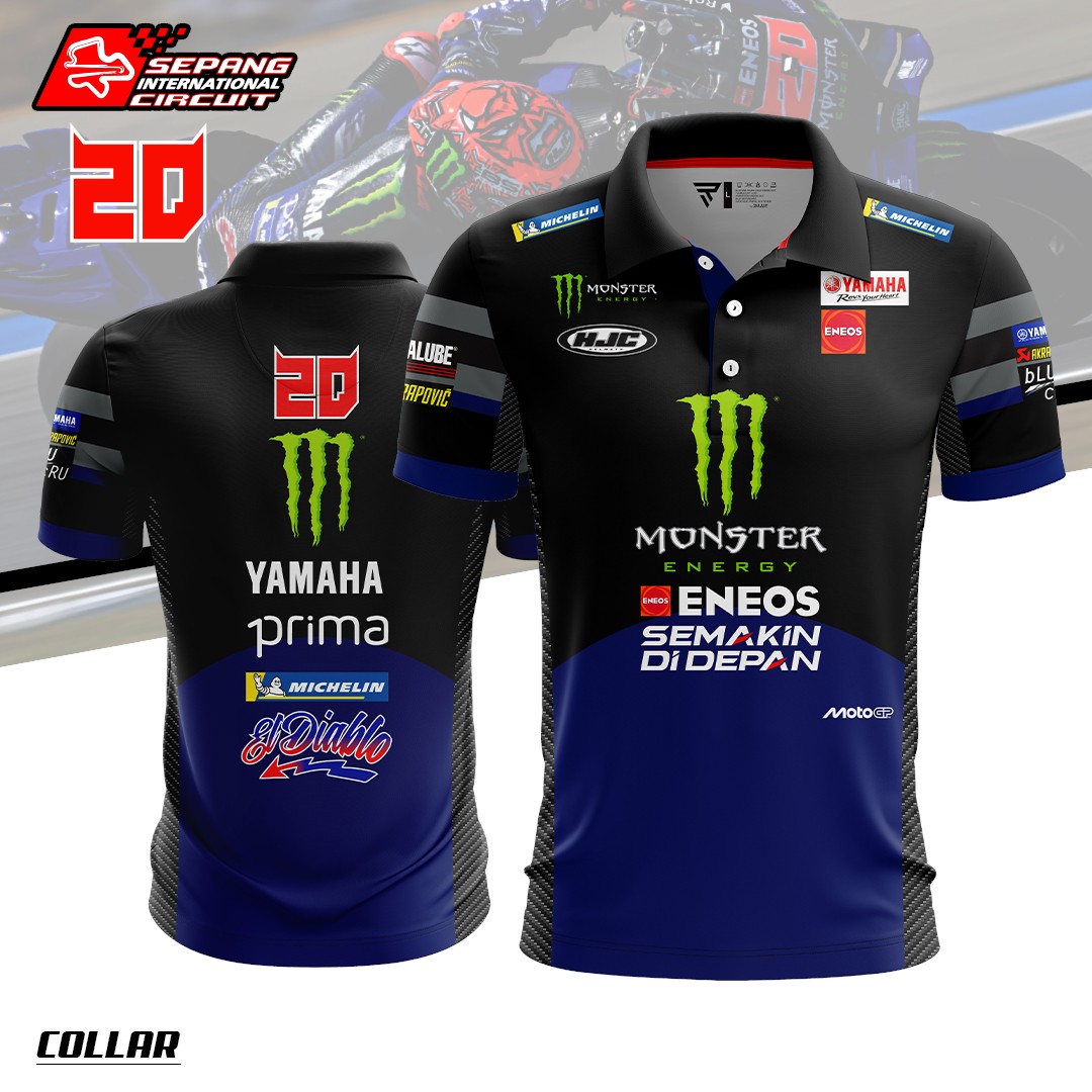 TSHIRT COLLAR 20 EL DIABLO TEAM YAMAHA MOTOGP 2025