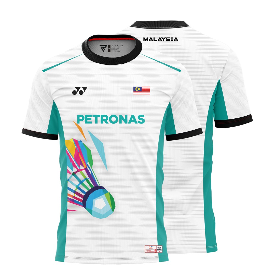JERSEY LENGAN PENDEK BADMINTON MALAYSIA 2025