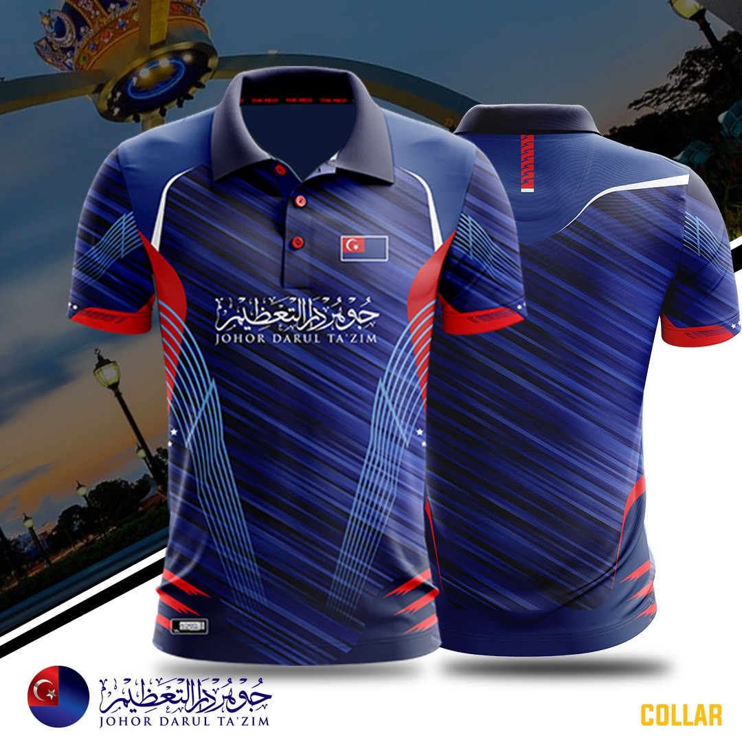 JOHOR POLO SHIRT LACOSTE 240GSM EDISI JAWI