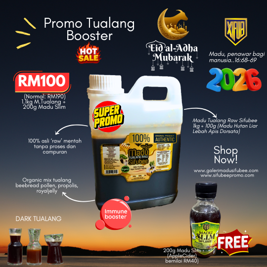 [PROMO PALING LARIS!] MADU TUALANG RAW SIFUBEE!