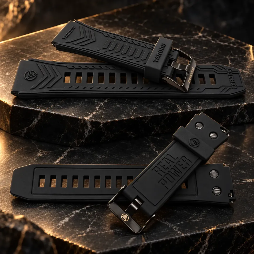 Tarong Smartwatch Universal Strap (Strap only) - Knightfall Black (4 magnet neodymium)