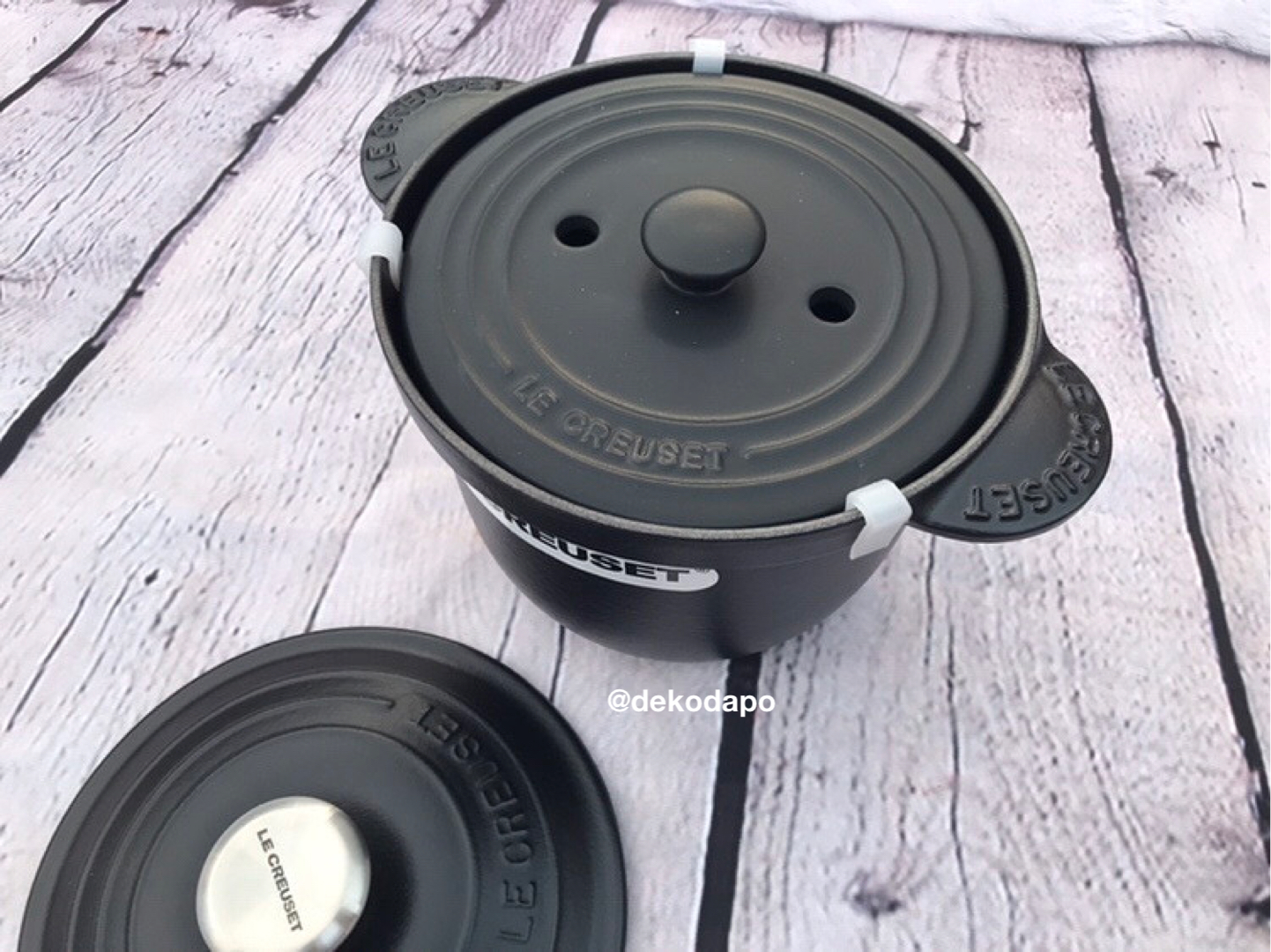 (PREORDER) Le Creuset Rice Pot / Cocotte Every 18cm in Satin Black