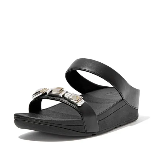 Fitflop FINO Crystal Lock Slides - Size UK7 Only