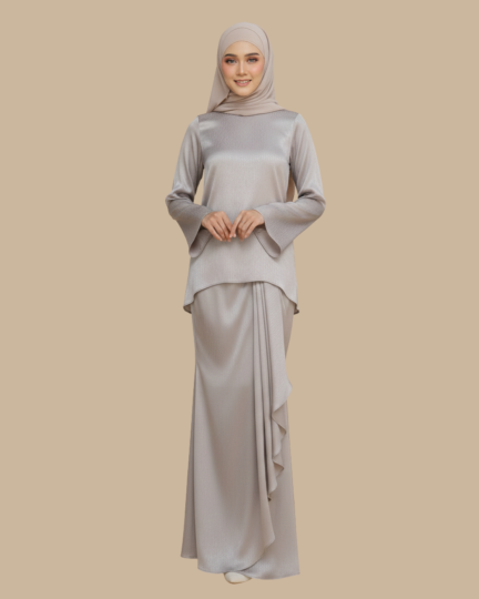 Kurung Danea - Silver Grey