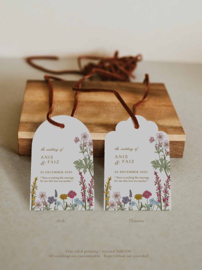 Bluebell | Doorgift Tag