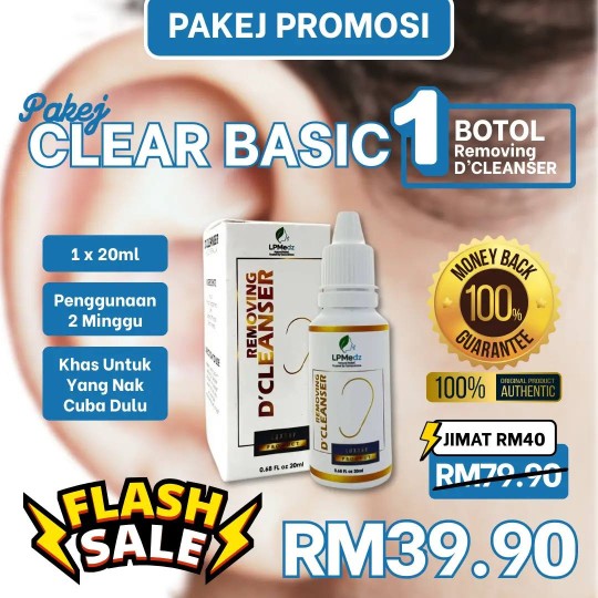 1 Botol - D'Cleanser Removing