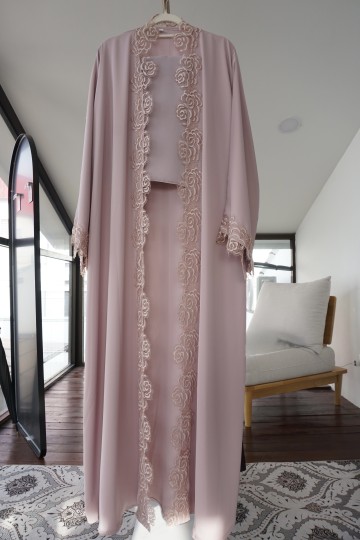 Rose Cardigan Abaya