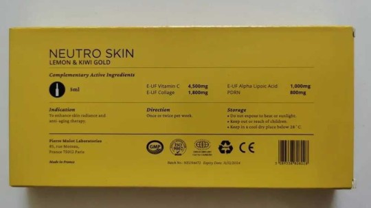 Neutro Skin Vitamin C and Collagen Injection Lemon & Kiwi Gold